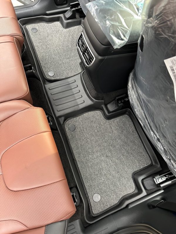 Thảm lót sàn ô tô TPE Hyundai Santafe 14 thảm sàn ô tô Hyundai Santafe TPE