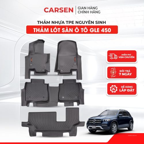thảm lót sàn ô tô TPE Mercedes GLE450