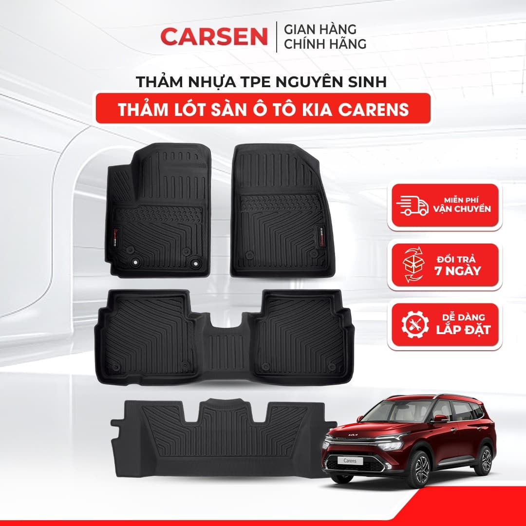 Thảm lót sàn xe Kia Carens