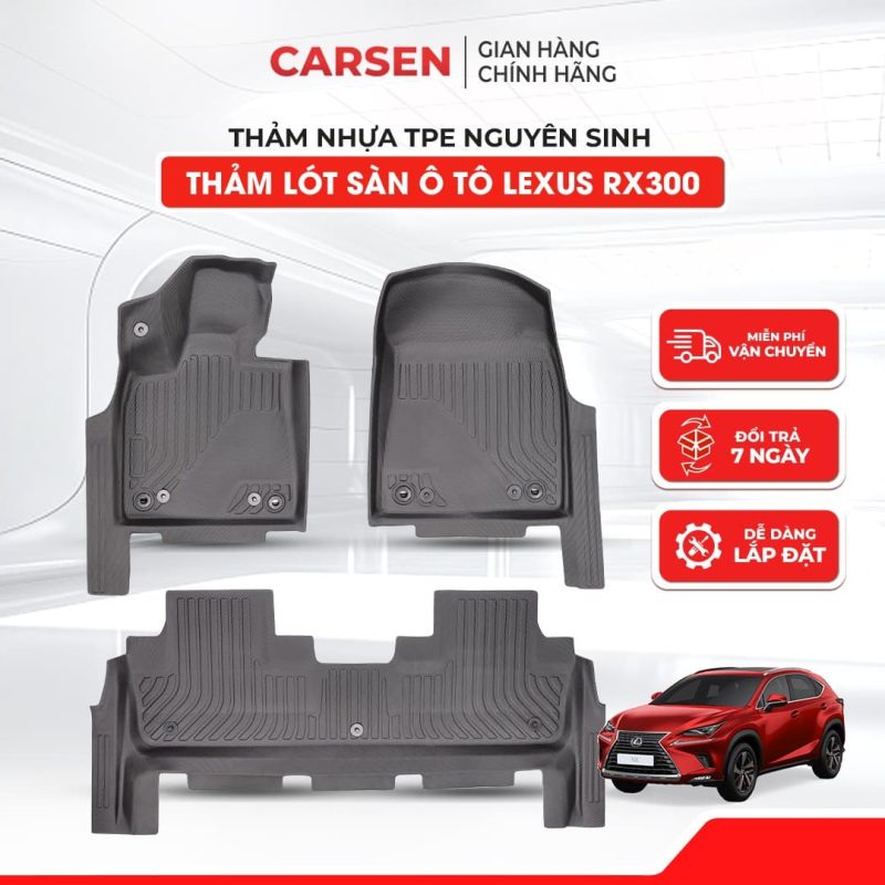 Thảm lót sàn ô tô TPE Lexus RX300